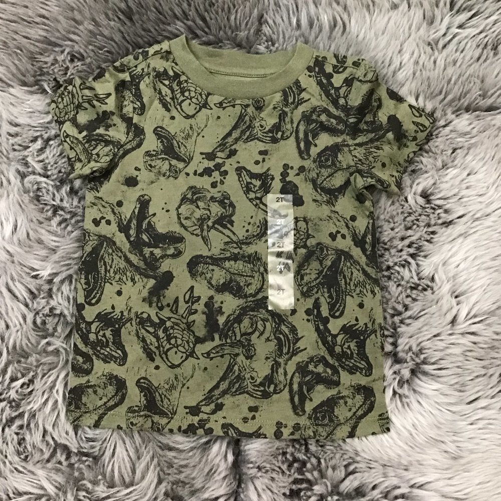 Epic Threads | Boy's T-shirt | Dinosaurs | Green | Size 2T